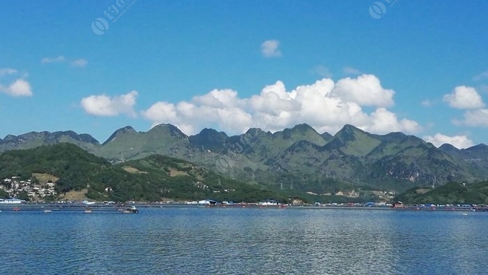 万峰湖筏钓最佳钓场图片