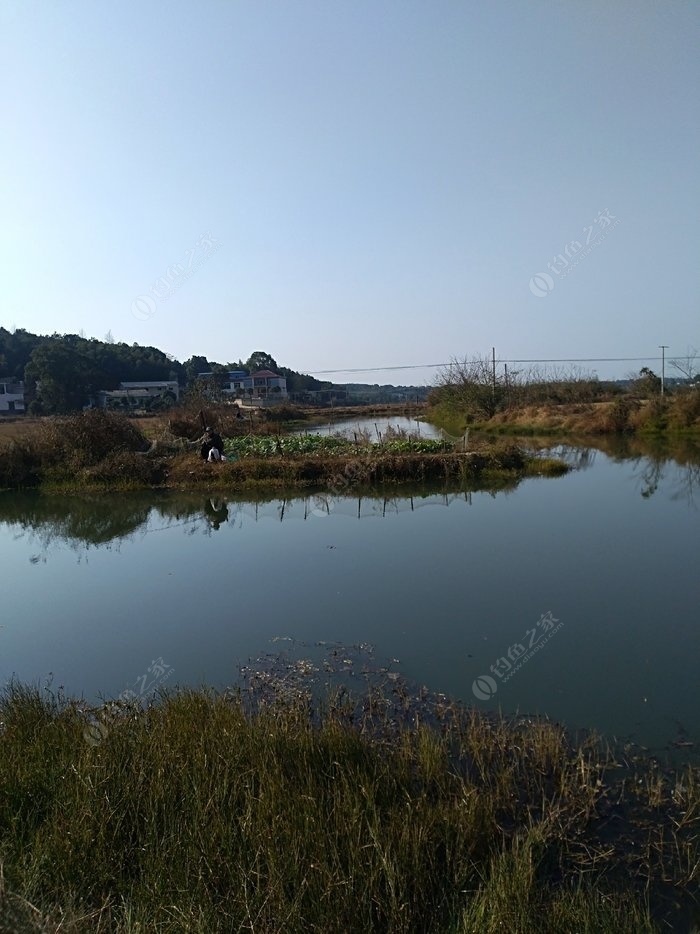 一個下午沒一口,拋釣下水如空鉤,三人同行四空軍,溪邊相遇釣魚人