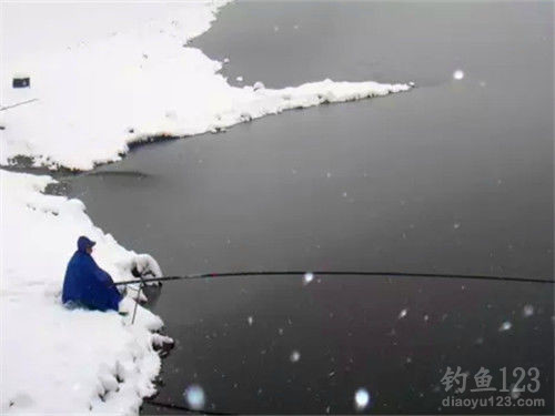 冬季钓鱼
