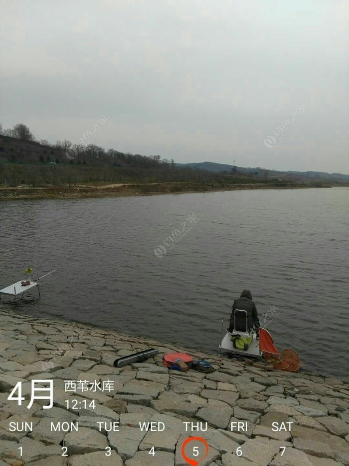 西苇水库,这天气还下雪了! 