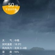 雨没下那么大