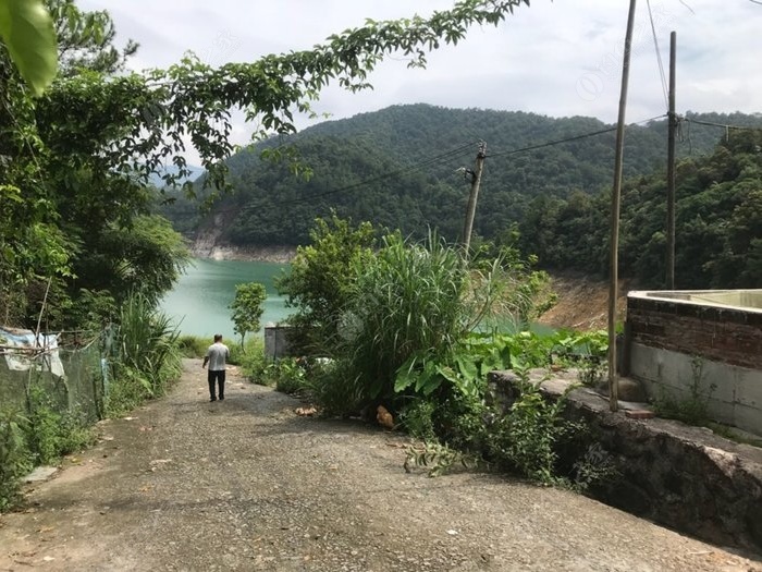 花山水库,天公不作美